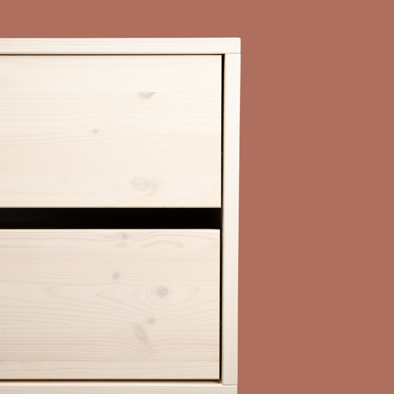 IL Walk-In Con cassa di cassetti - (2 ripiani + 1 cassettiera)