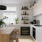 Porta di viti Wine -monted Wall con legno di quercia 80 cm
