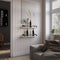 Porta di viti Wine -monted Wall con legno di quercia 80 cm