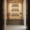 Porta di viti Wine -monted Wall con legno di quercia 80 cm